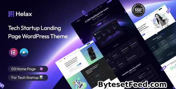 Helax v1.0.3 - Tech Startup WordPress Theme