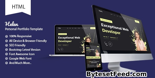 Helen - Personal Portfolio Template