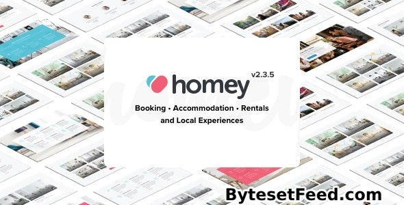 Homey v2.3.5 - Booking and Rentals WordPress Theme