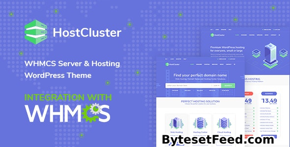 HostCluster v2.4 - WHMCS Server & Hosting WordPress Theme + RTL