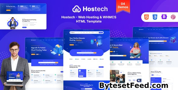 Hostech - Web Hosting & WHMCS HTML Template