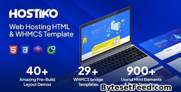 Hostiko - Hosting HTML & WHMCS Template With Isometric Design - 11 June 2024