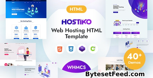 Hostiko - Hosting HTML & WHMCS Template With Isometric Design - 7 May 2024