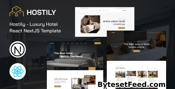 Hostily - Luxury Hotel React NextJS Template