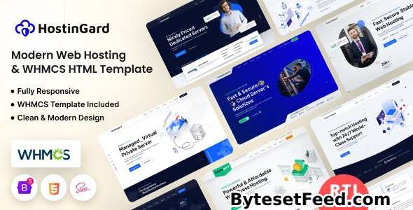 Hostingard v1.3.0 - Web Hosting HTML Template with WHMCS