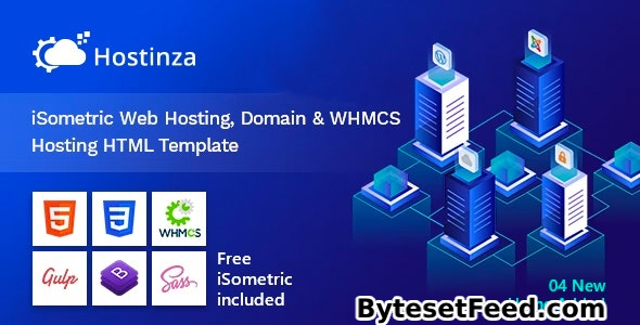 Hostinza v1.9 - Isometric Web Hosting, Domain and WHMCS Html Hosting Template