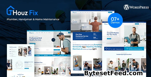 HouzFix v1.0.6 - Plumber, Handyman Services WordPress Theme