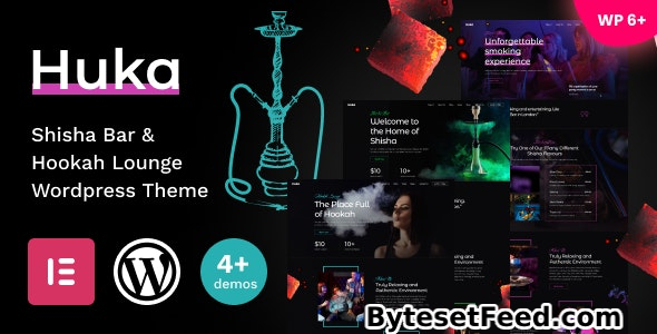 Huka v1.05 - Shisha Bar & Hookah Lounge WordPress Theme