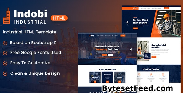 Indobi - Industrial HTML Template