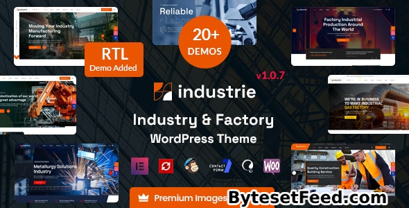 Industrie v1.0.7 - Factory & Industry WordPress Theme