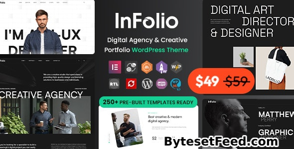 Infolio v1.0.0 - Digital Agency & Creative Portfolio WordPress Elementor Theme