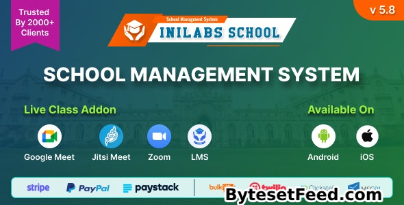 Inilabs School Express v5.8 - School Management System