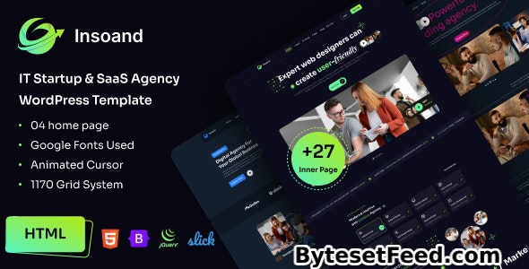 Insoand - IT Startup & SaaS Agency HTML5 Template