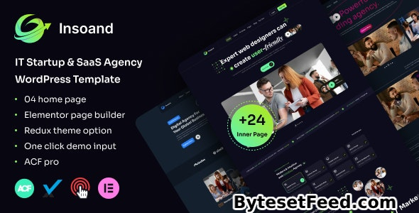 Insoand v1.0.0 - IT Startup & SaaS Agency WordPress Theme