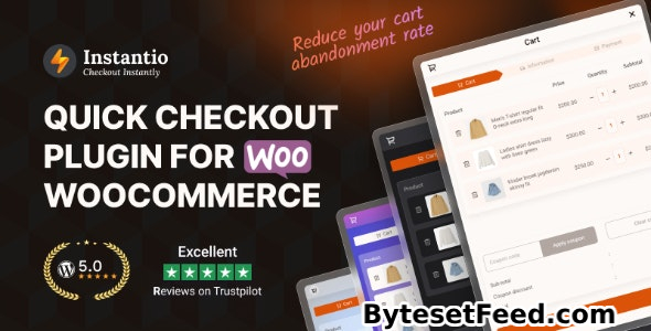 Instantio v3.1.7 - WooCommerce All in One Cart and Checkout