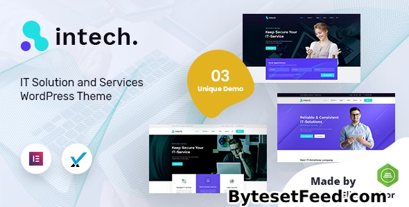 Intech v1.9 - IT Solutions Company WordPress Theme