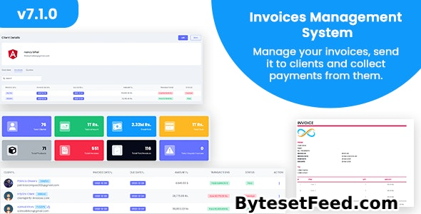 Invoices v7.1.0 - Laravel Invoice Management System - Accounting and Billing Management - Invoice