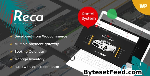 Ireca v1.7.2 - Car Rental Boat, Bike, Vehicle, Calendar WordPress Theme