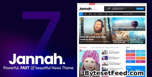 Jannah v7.1.3 - Newspaper Magazine News BuddyPress AMP