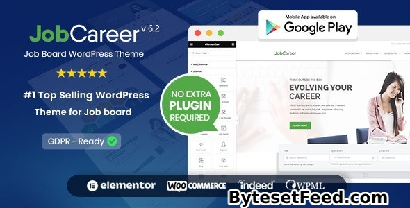 JobCareer v6.2 - Job Board Responsive WordPress Theme