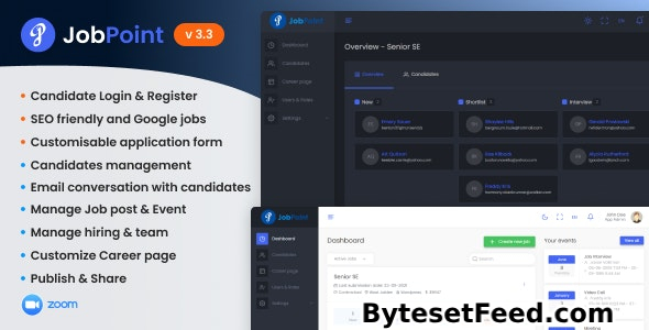 JobPoint v3.3 - Recruitment Management System - nulled