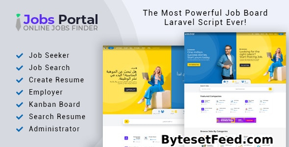 Jobs Portal v4.1 - Job Board Laravel Script