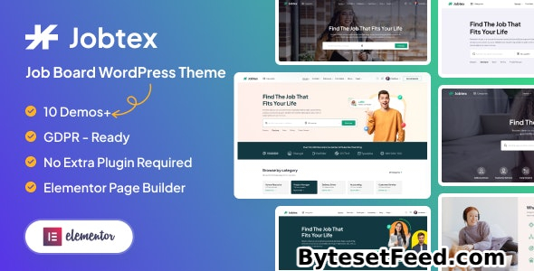 Jobtex v1.2.6 – Job Board WordPress Theme