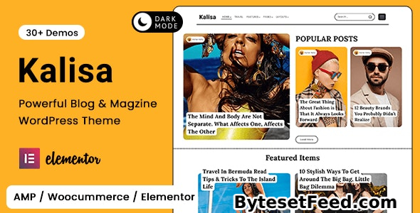 Kalisa v1.7 - Blog & Magazine WordPress Theme