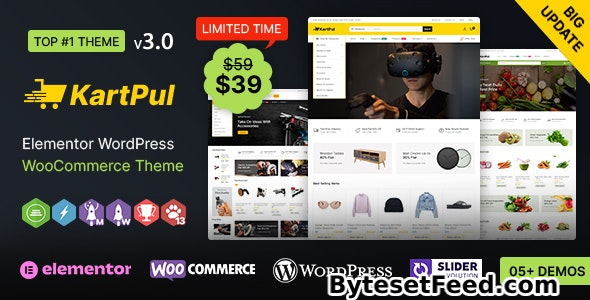 KartPul WP v3.0.1 - Elementor Multi-purpose WooCommerce Theme