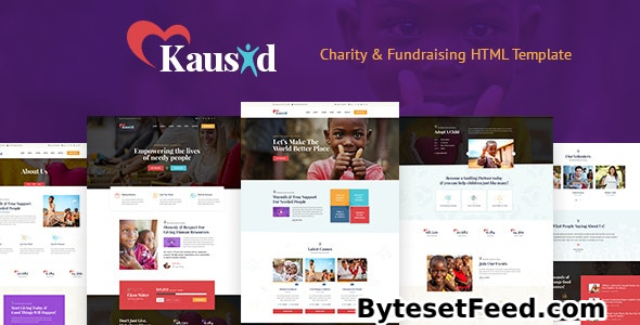 Kausid - Responsive HTML Template for Charity & Fund Raising