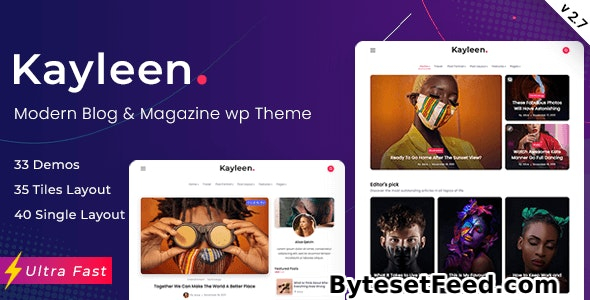 Kayleen v2.7 - Blog & Magazine WordPress Theme