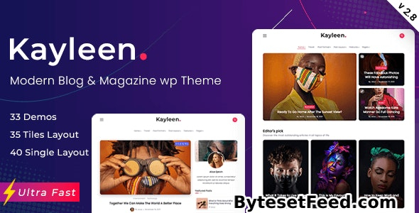 Kayleen v2.8 - Blog & Magazine WordPress Theme