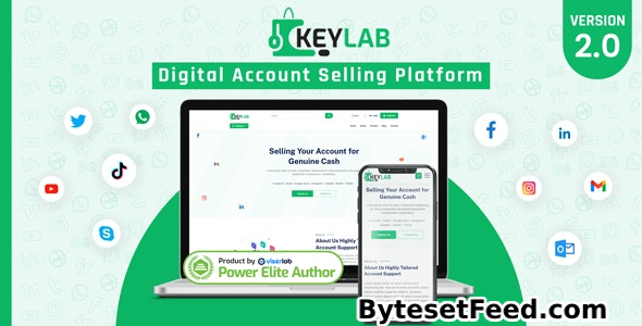 KeyLab v2.0 - Digital Account Selling Platform - nulled