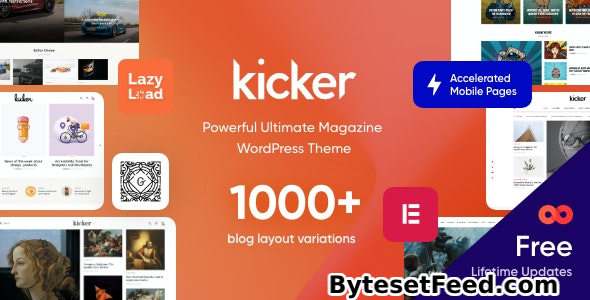 Kicker v1.5.0 - Multipurpose Blog Magazine WordPress Theme + Gutenberg