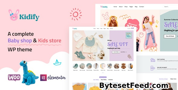 Kidify v1.2.0 - Baby & Kids store eCommerce Woocommerce Theme