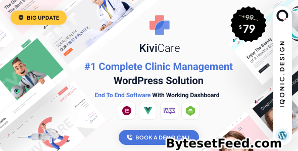 KiviCare v2.2.6 - Medical Clinic & Patient Management WordPress Theme