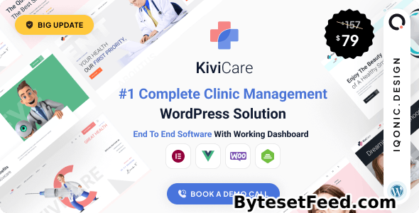KiviCare v2.2.7 - Medical Clinic & Patient Management WordPress Theme