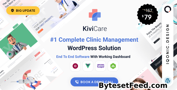 KiviCare v2.2.8 - Medical Clinic & Patient Management WordPress Theme