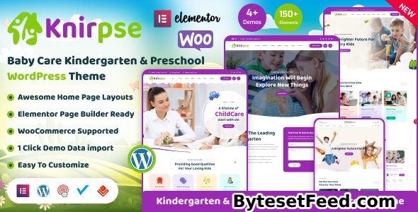 Knirpse v1.5.6 – Kindergarten & Baby Care WordPress Theme