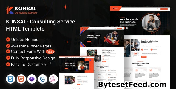 Konsal - Corporate Business & Consulting HTML Template