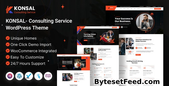 Konsal v1.0.0 - Corporate Business & Consulting WordPress Theme