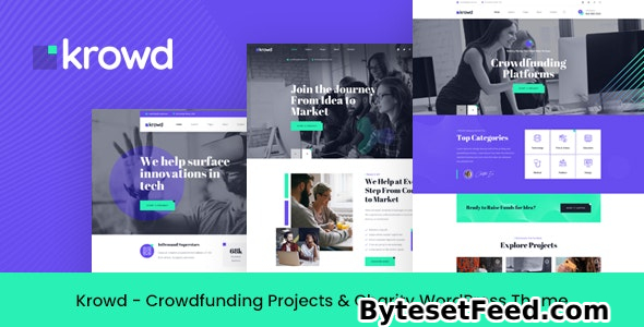 Krowd v1.3.3 - Crowdfunding & Charity WordPress Theme