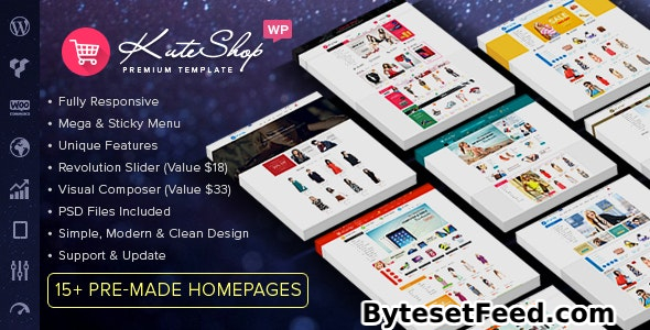 KuteShop v4.2.2 - Multipurpose WooCommerce Wordpres Theme