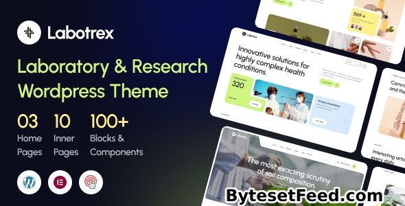 Labotrex v1.0 - Laboratory & Science Research WordPress Theme