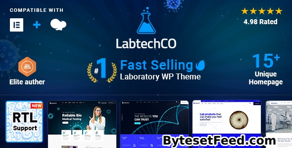 LabtechCO v7.4 - Laboratory & Science Research WordPress Theme