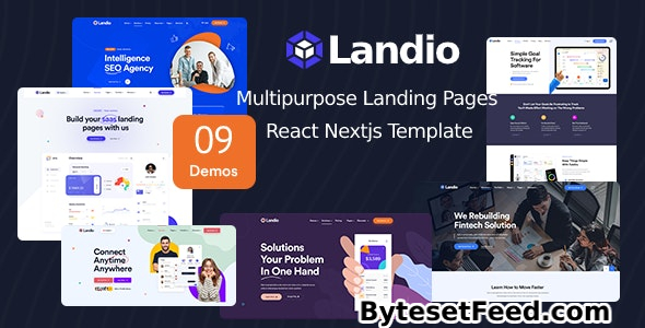 Landio - Multipurpose Landing Page React Template