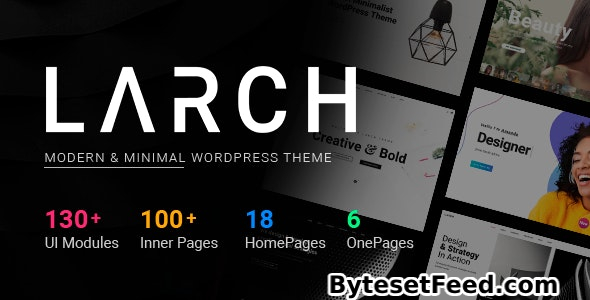 Larch v2.3.2 - Responsive Minimal Multipurpose WordPress Theme