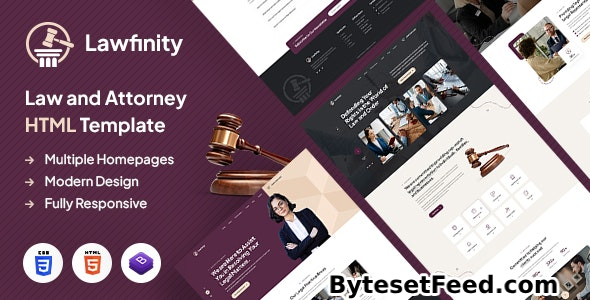 Lawfinity - Law and Attorney HTML Template
