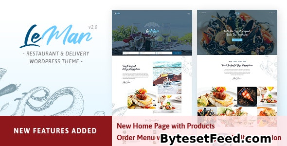 LeMar v2.1 - Seafood Restaurant WordPress Theme