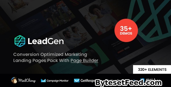 LeadGen v1.8 - Multipurpose Marketing Landing Page Pack with HTML Builder